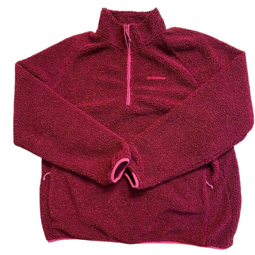 Craghoppers Comfy, Casual, and Warm Ciara Half Zip Fleece. Size 16 XXL‎ PURPLE